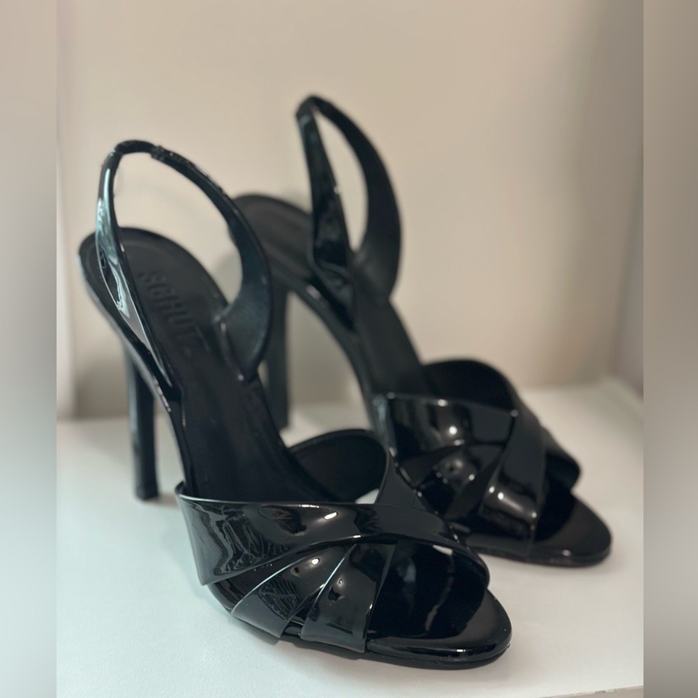 SCHUTZ Keefa Slingback Sandal in Black